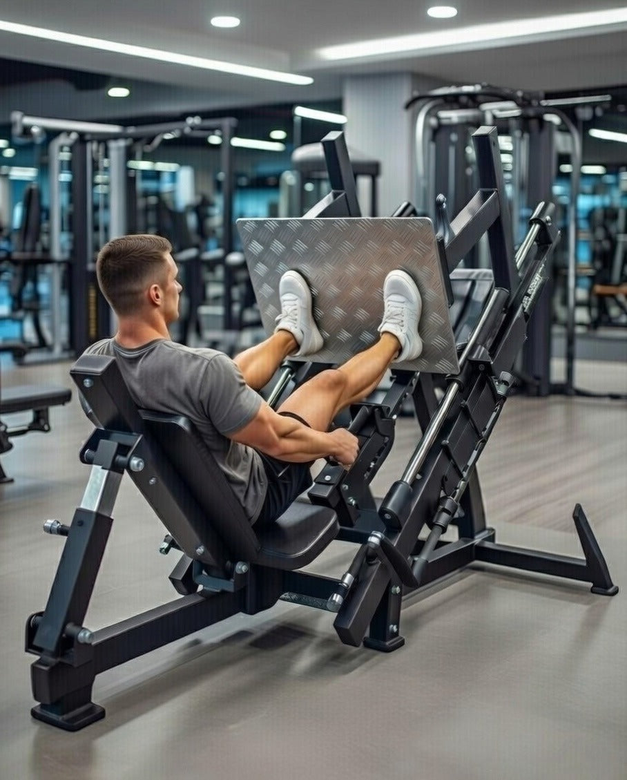MAQUINA PRENSA PRENSA DE PIERNAS 45º PARA GIMNASIO, MÁQUINA DE PRESS PROFESIONAL DE ALTA RESISTENCIA