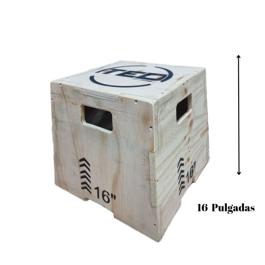 CAJA DE ENTRENAMIENTO 16" PULGADAS UNA SOLA ALTURA