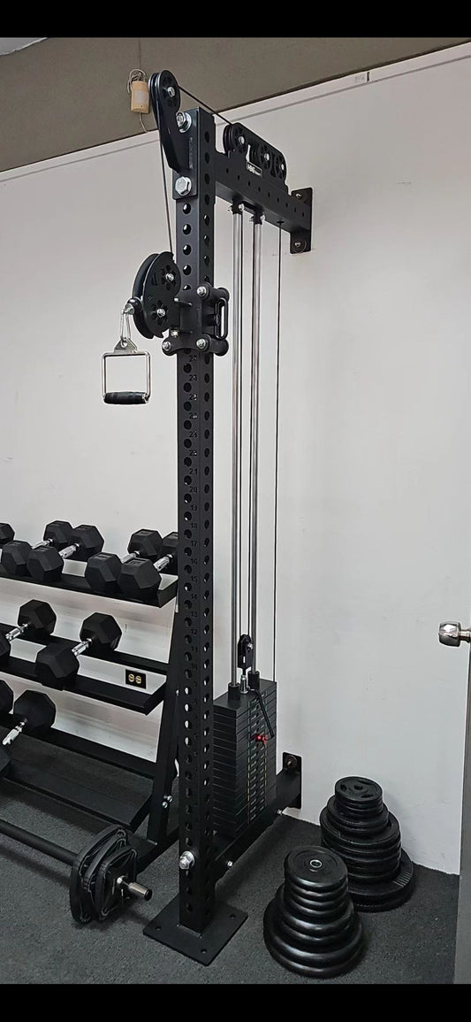 MONSTER LAT PULLDOWN _ LOW ROW TORRE DE ENTRENAMIENTO DE POLEA