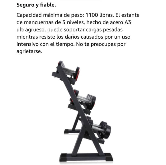 RACK MANCUERNAS 3 NIVELES