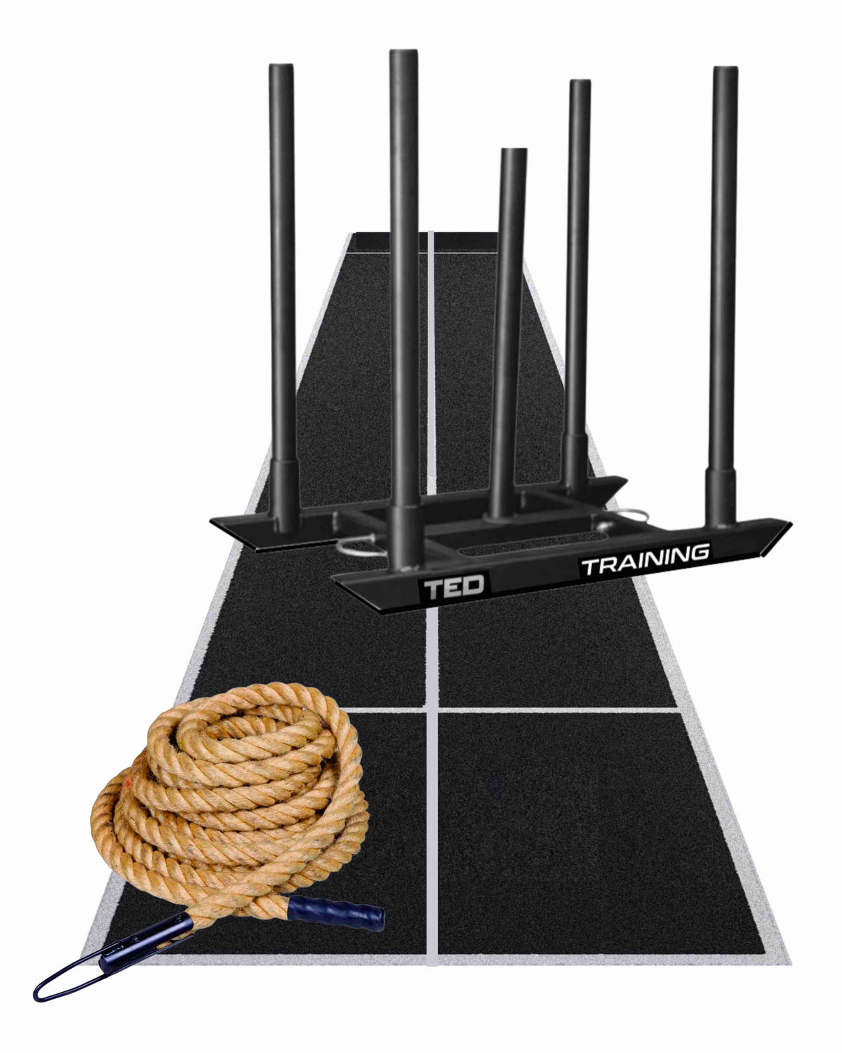 KIT TRINEO + ALFOMBRA + SOGA - TEDTRAINING