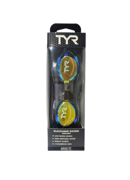 LENTE NATACIÓN CARRERAS ESPEJO BLACKHAWK RACING JUVENIL ADULTO UNISEX
