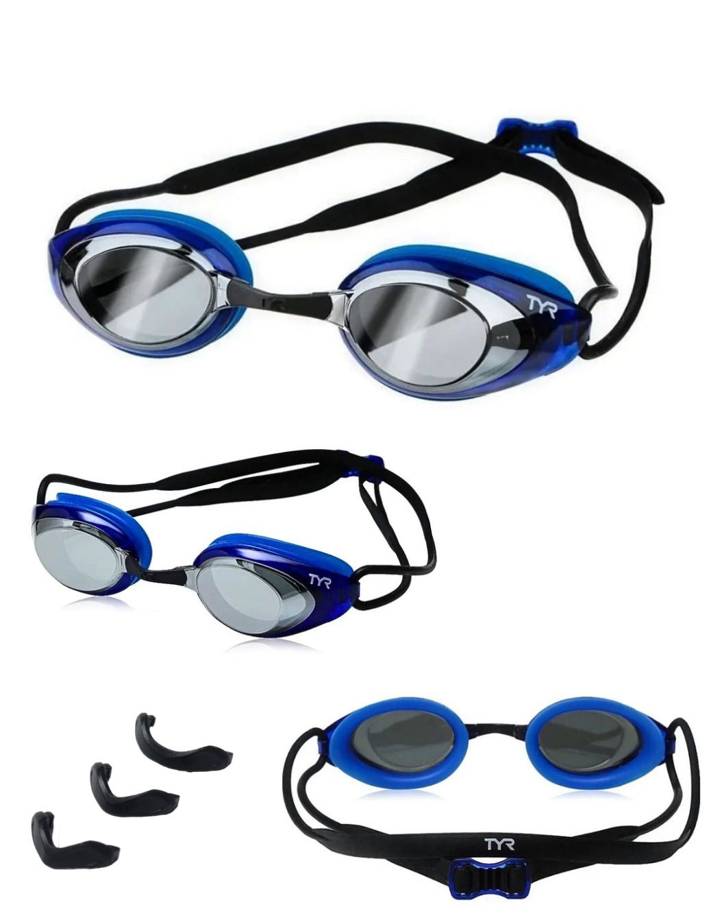 LENTE NATACIÓN DE CARRERAS CON ESPEJO BLACKHAWK ADULTO UNISEX
