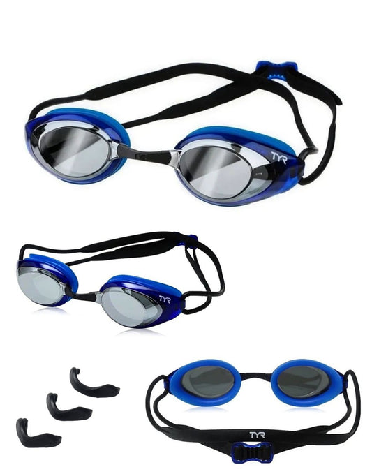 LENTE NATACIÓN DE CARRERAS CON ESPEJO BLACKHAWK ADULTO UNISEX