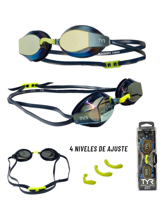LENTE NATACIÓN ESPEJO. BLACKOPS 140 EV RACING JUVENIL ADULTO UNISEX