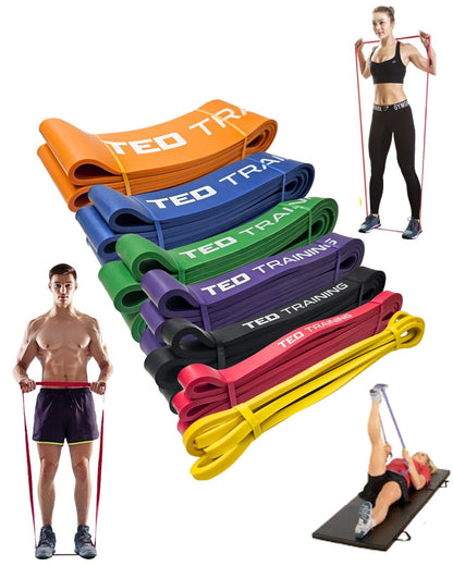 LIGAS POWER BAND DE RESISTENCIA 8 a 15 LBS TEDTRAINING