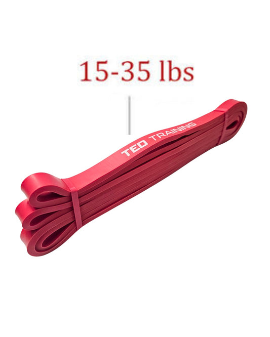 LIGAS POWER BAND DE RESISTENCIA 15 a 35 LBS TEDTRAINING