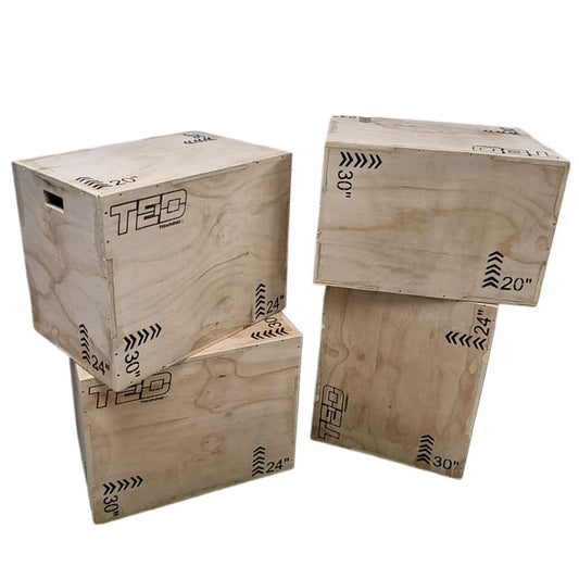 CAJA DE SALTOS PLYOMETRICA 20" X 24" X 30"