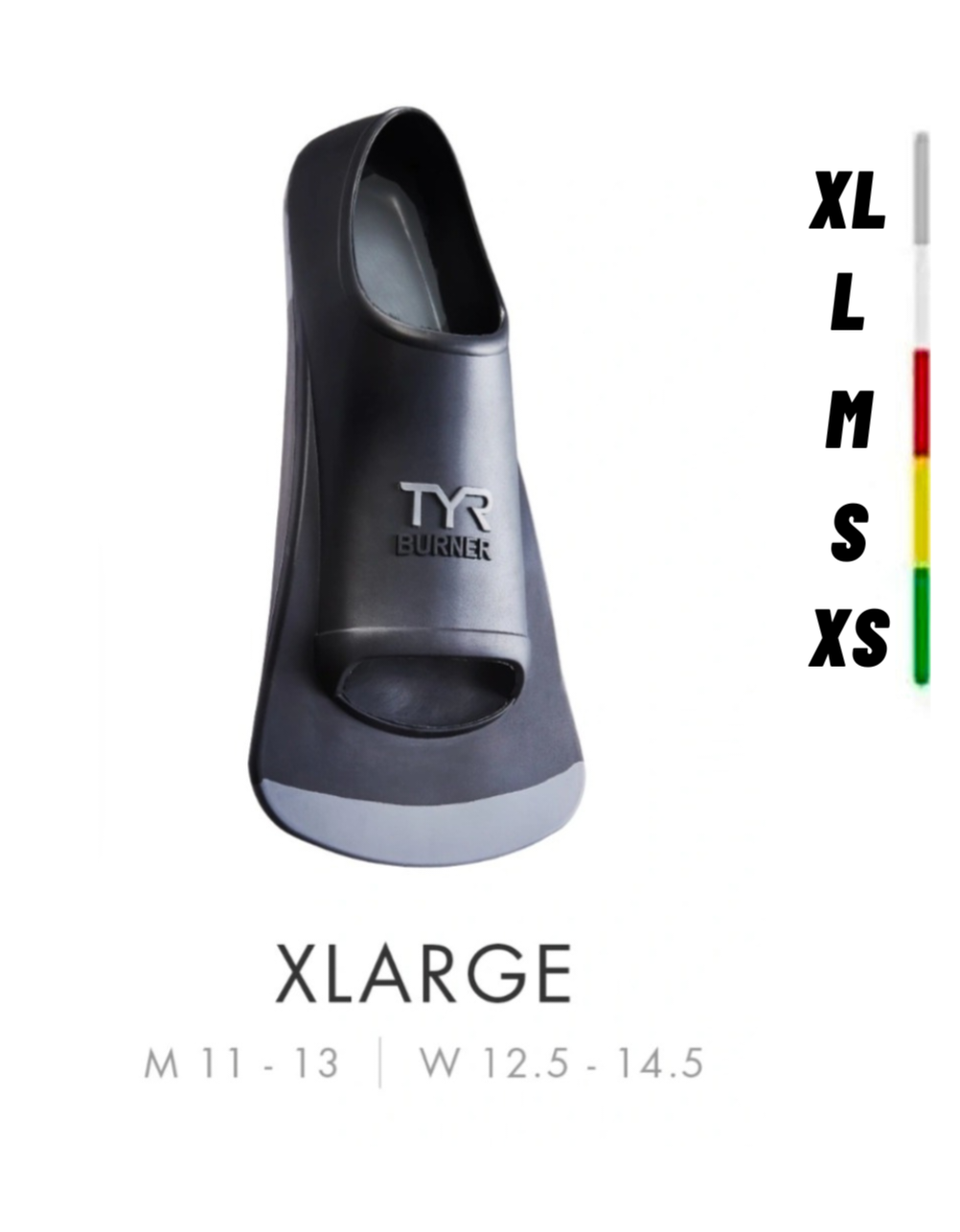 CHAPALETAS CORTAS TYR BURNER FINS UNISEX.