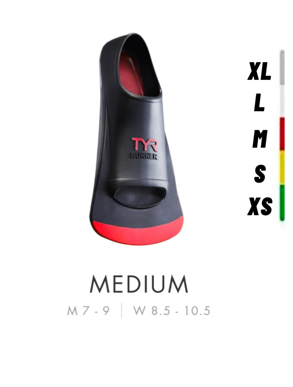 CHAPALETAS CORTAS TYR BURNER FINS UNISEX.