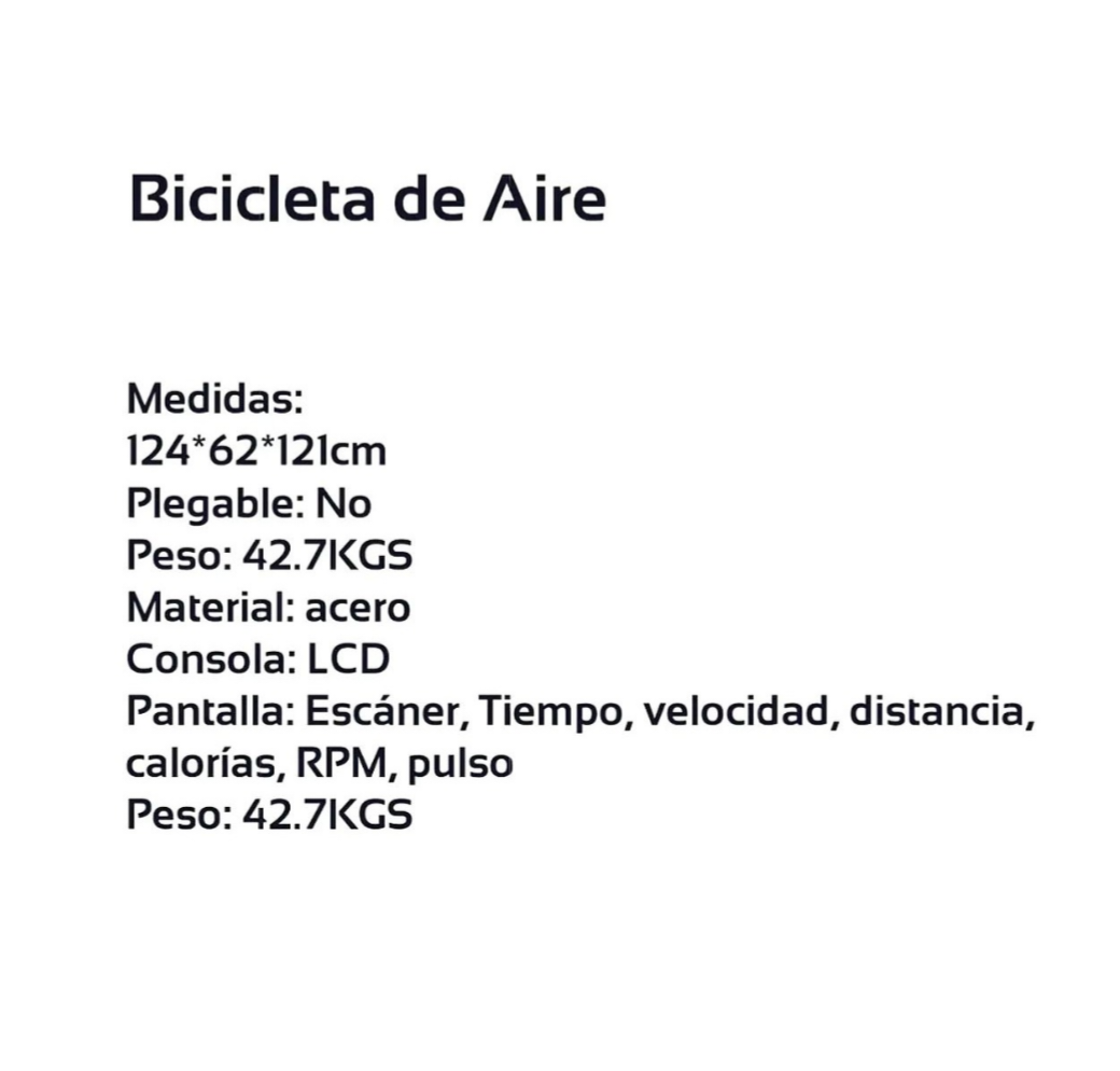 BICICLETA DE AIREHBL