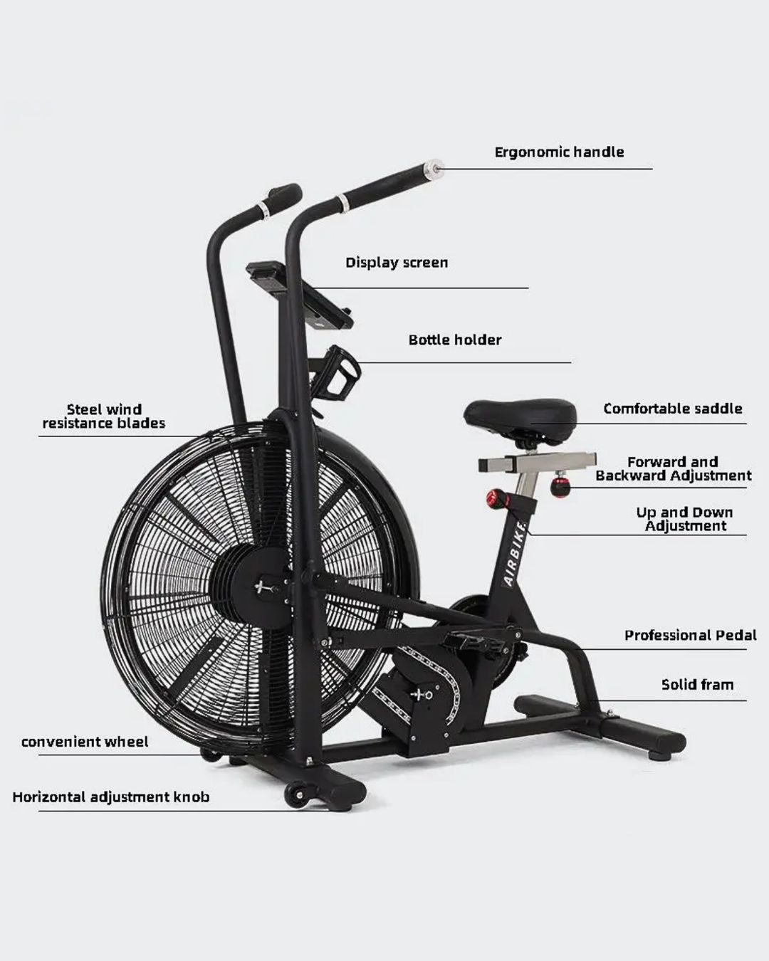 BICICLETA DE AIRE FITNESS TEDTRAINING