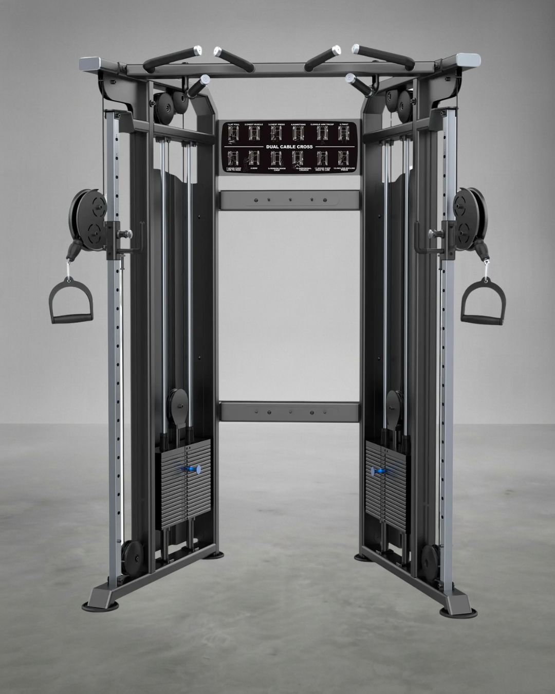 POLEA DUAL CROSSOVER FUNCTIONAL TRAINER TORRES DE PESAS 95 Kg * 2