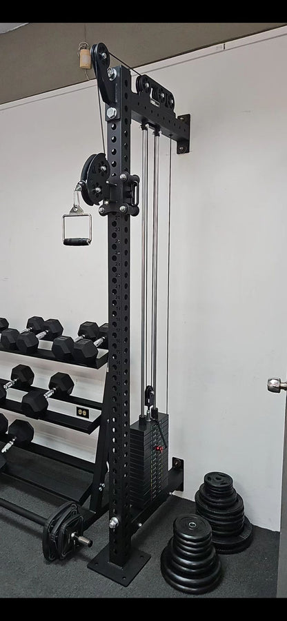 MONSTER LAT PULLDOWN _ LOW ROW TORRE DE ENTRENAMIENTO DE POLEA