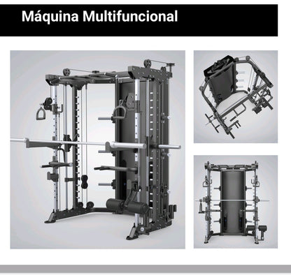 MAQUINA SMITH RACK JAULA MULTIFUNCIONAL