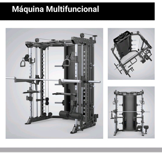 MAQUINA SMITH RACK JAULA MULTIFUNCIONAL