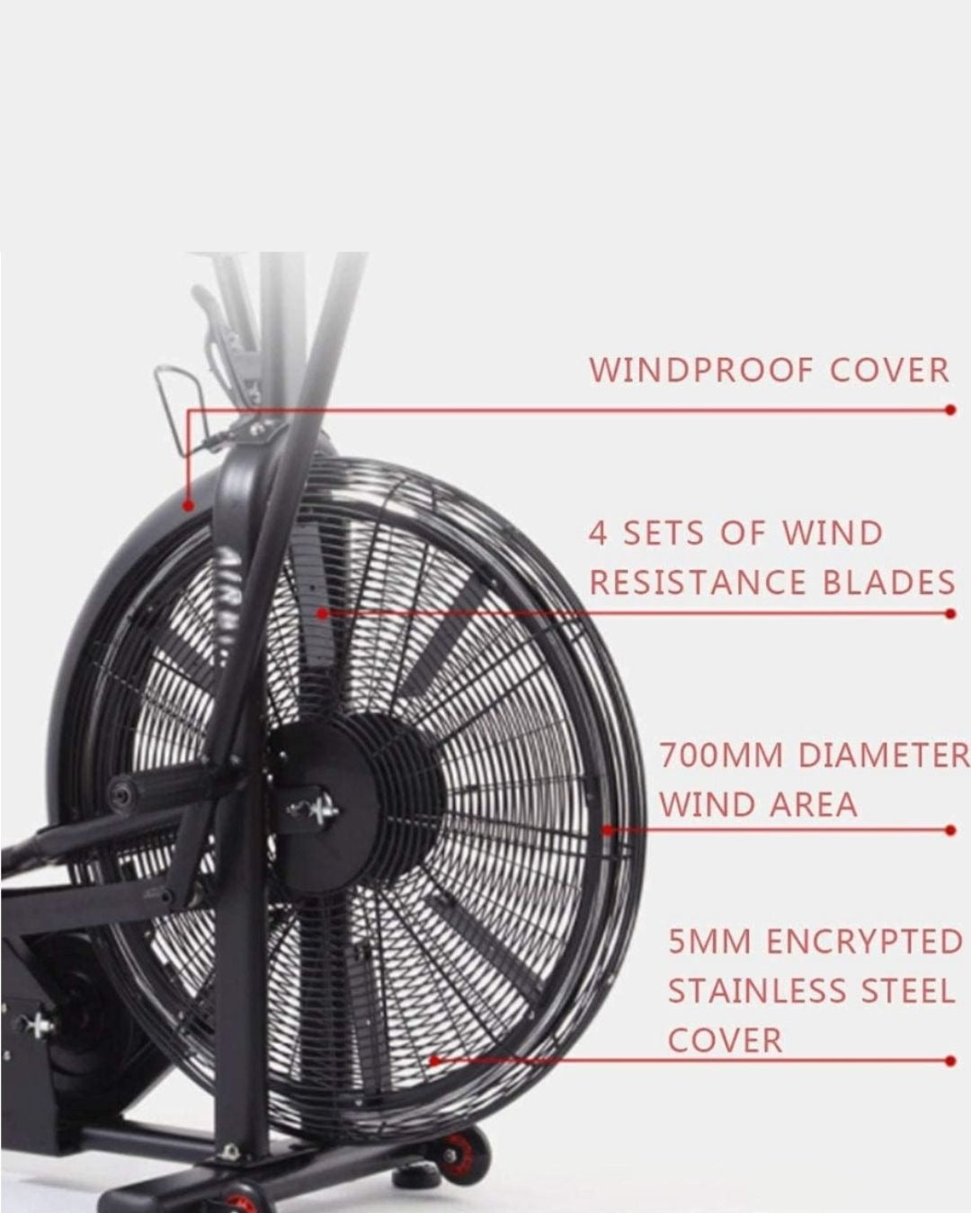 BICICLETA DE AIRE FITNESS TEDTRAINING