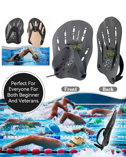 PALAS MANOPLAS DE NATACIÓN AJUSTABLE ENTRENAMIENTO UNISEX