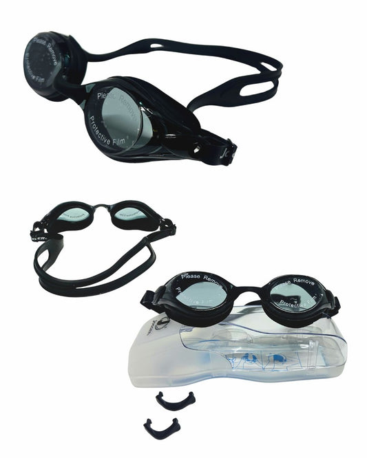 LENTE NATACIÓN ADULTO NEGRO 3 POSICIONES