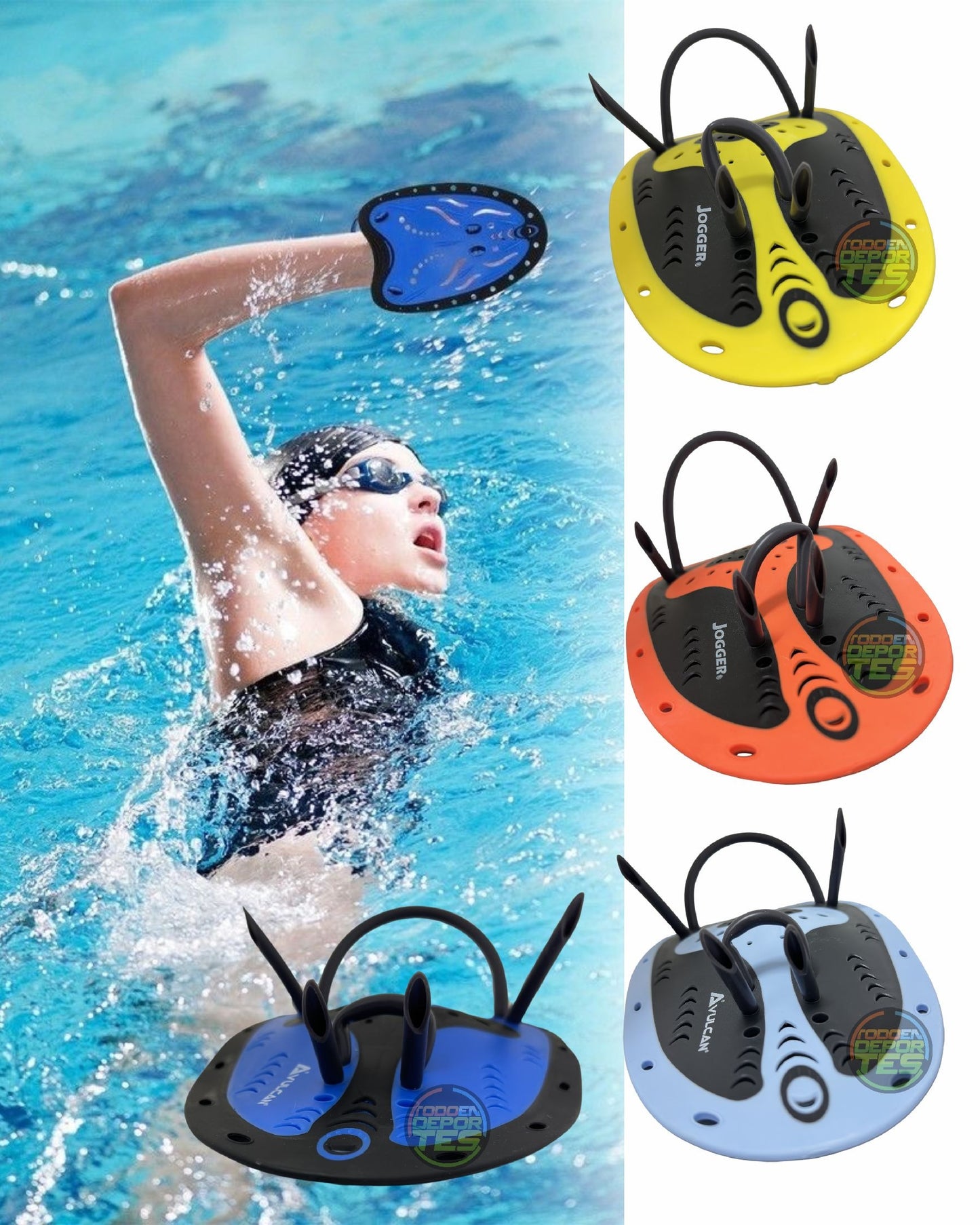 PALETAS MANOPLA DE NATACIÓN TALLA ÚNICA