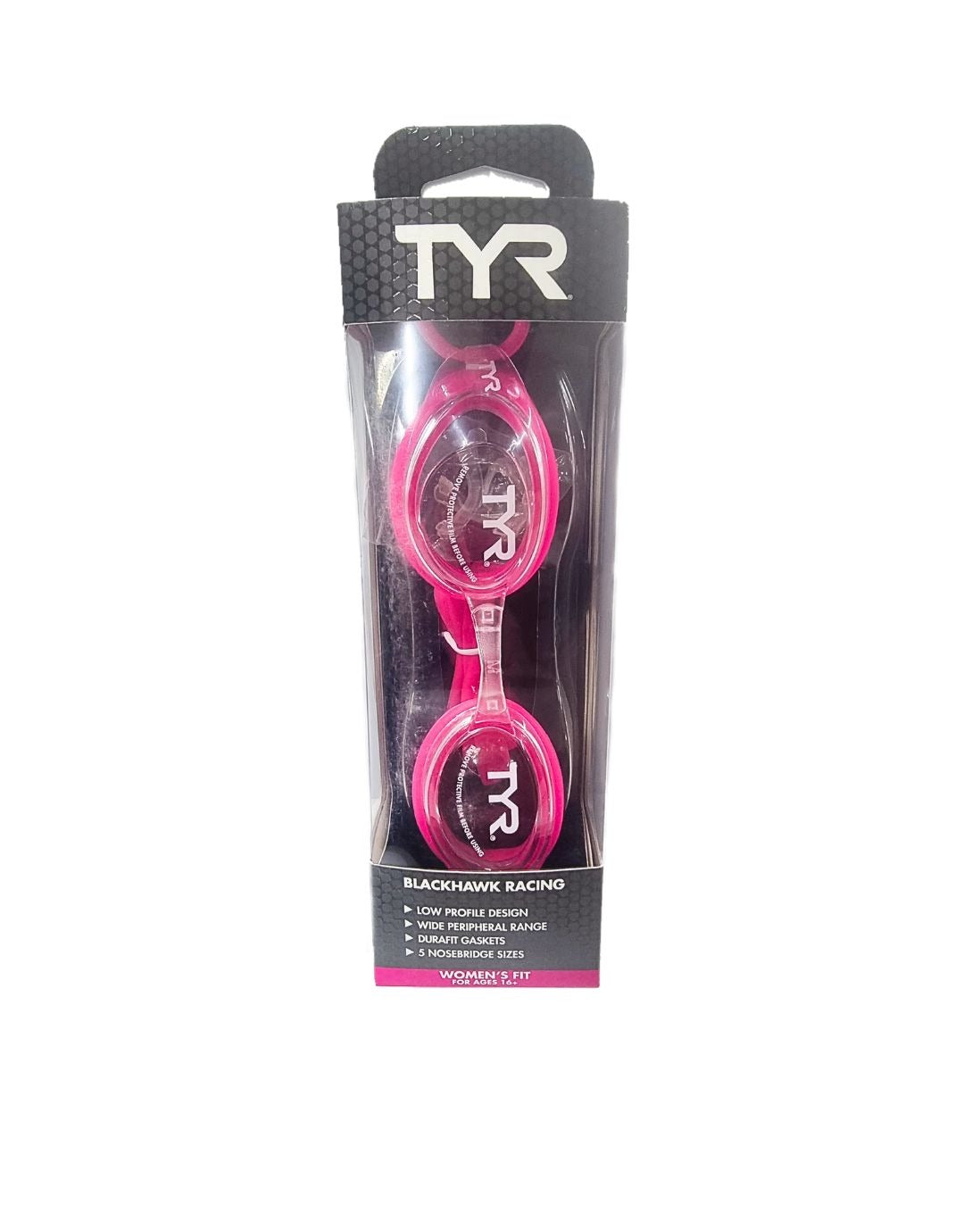 LENTE NATACIÓN BLACKHAWK RACING WOMEN FIT TYR JUVENIL ADULTO
