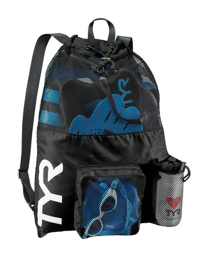 BOLSO NATACIÓN TYR-BIG MESH MUMMY TULA BOLSO PISCINA GYM 40lts