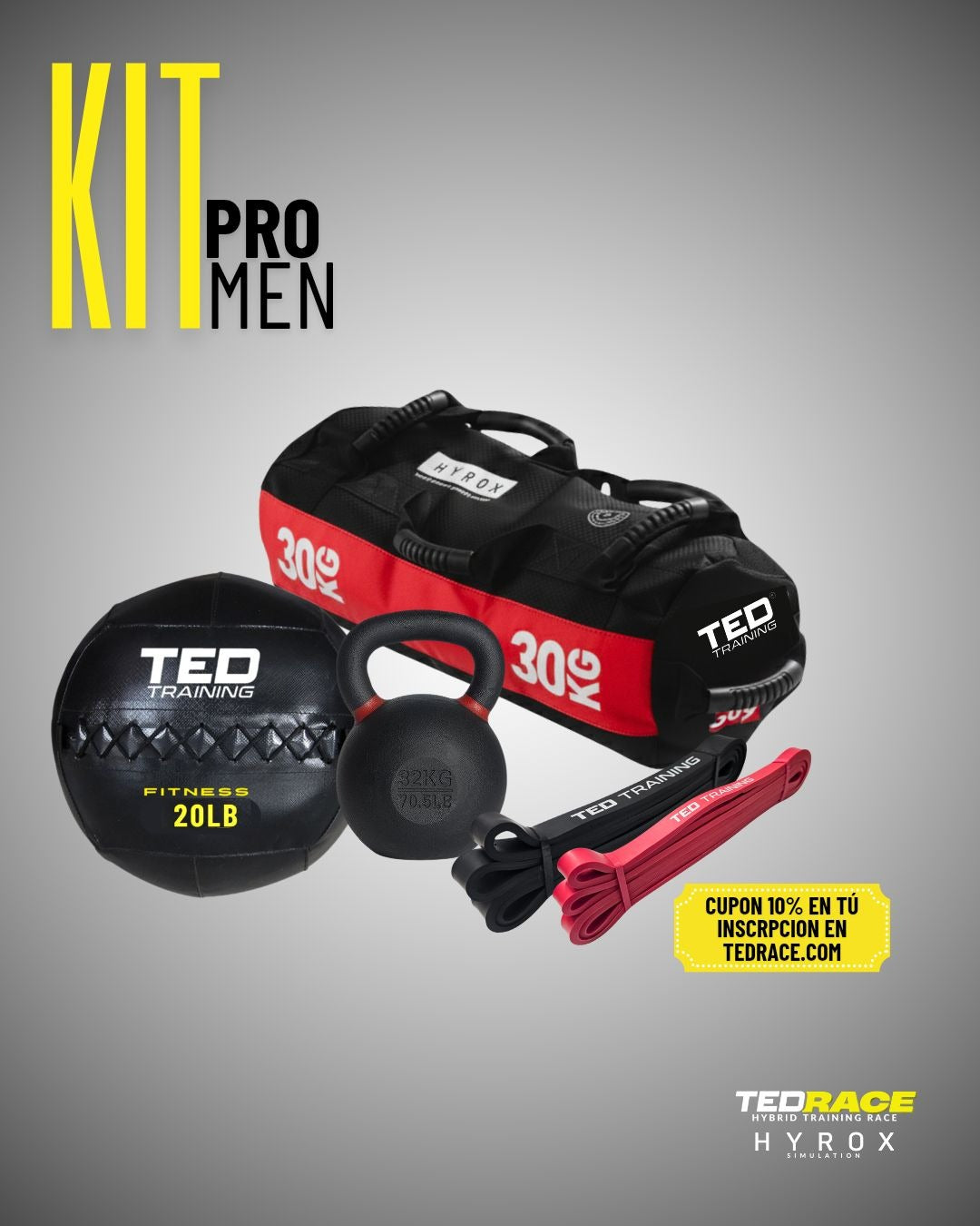KIT PRO MEN TWO - TEDRACE HYROX