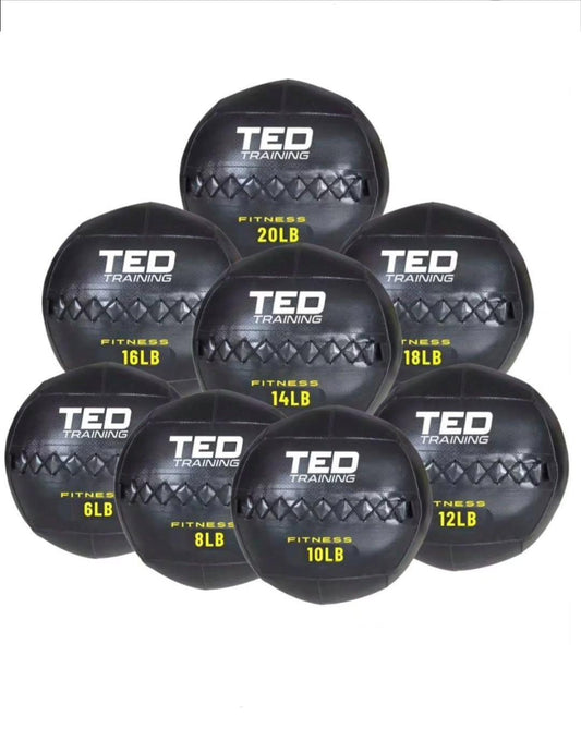 KIT 8 BALONES MEDICINAL DE PARED. WALLBALL