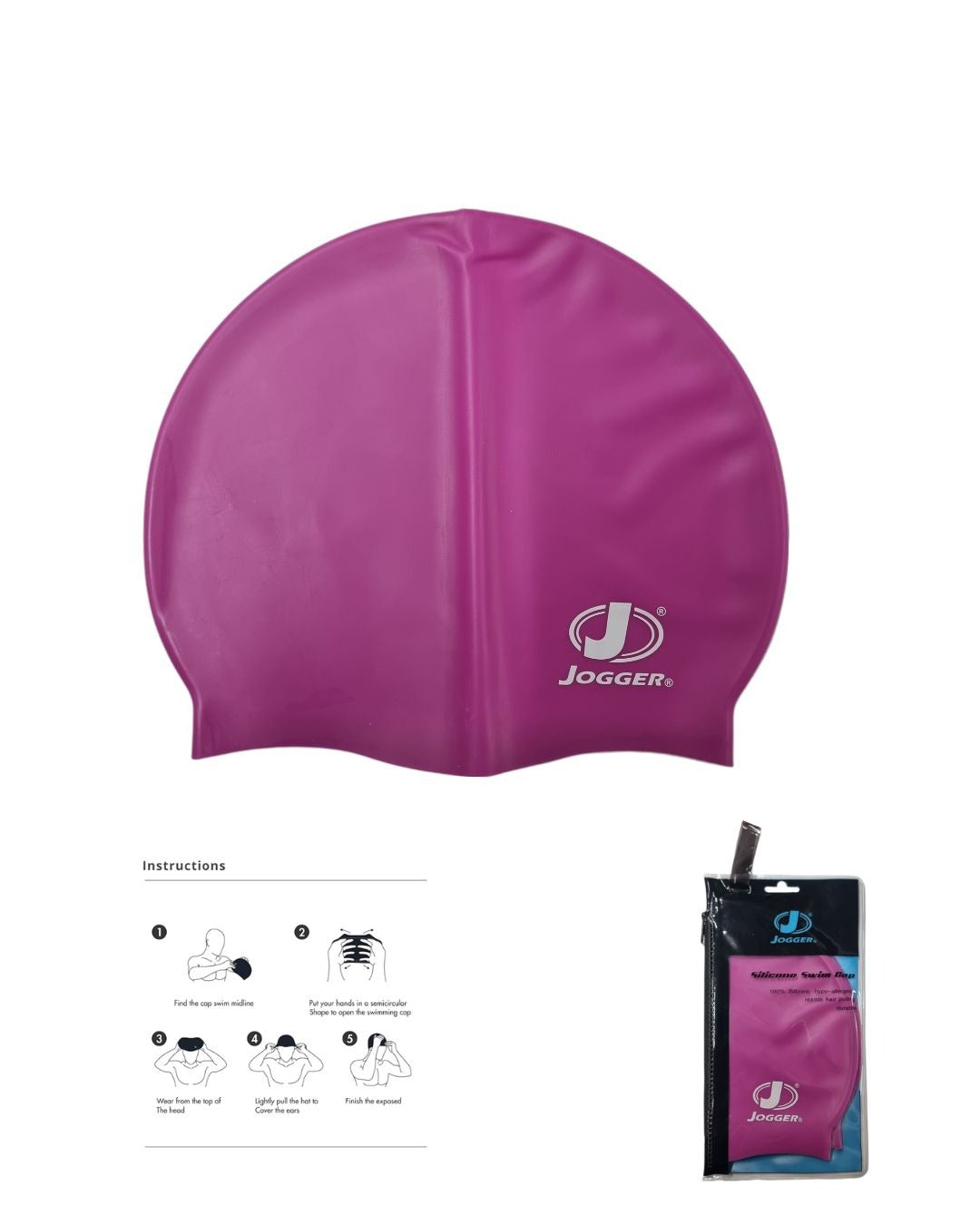 GORRO NATACIÓN 100 % SILICONA JUVENIL ADULTO