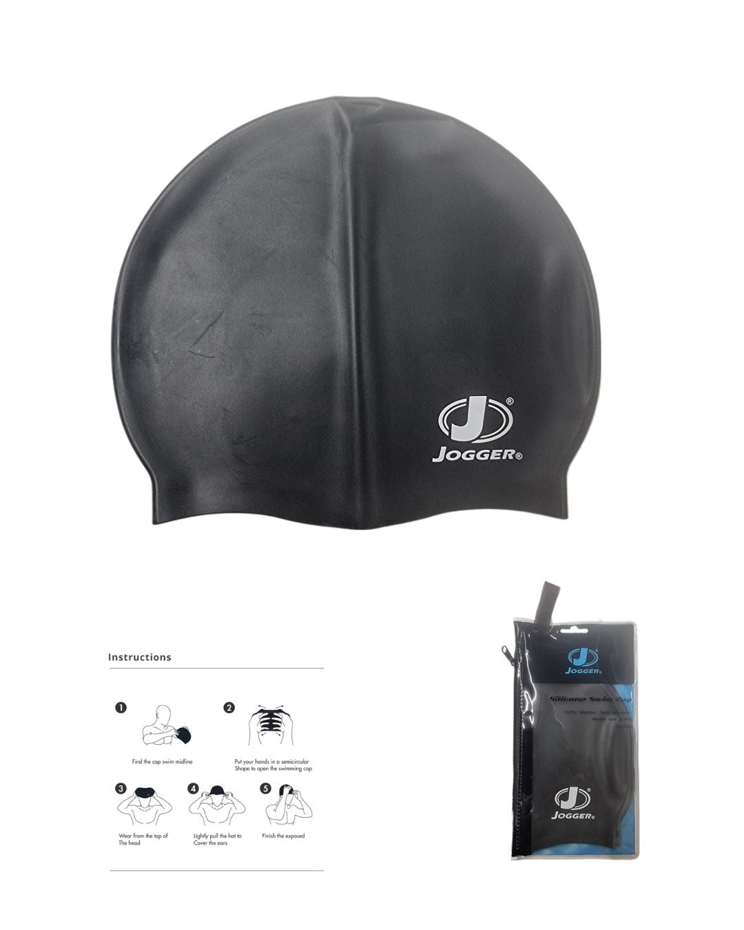 GORRO NATACIÓN 100 % SILICONA JUVENIL ADULTO