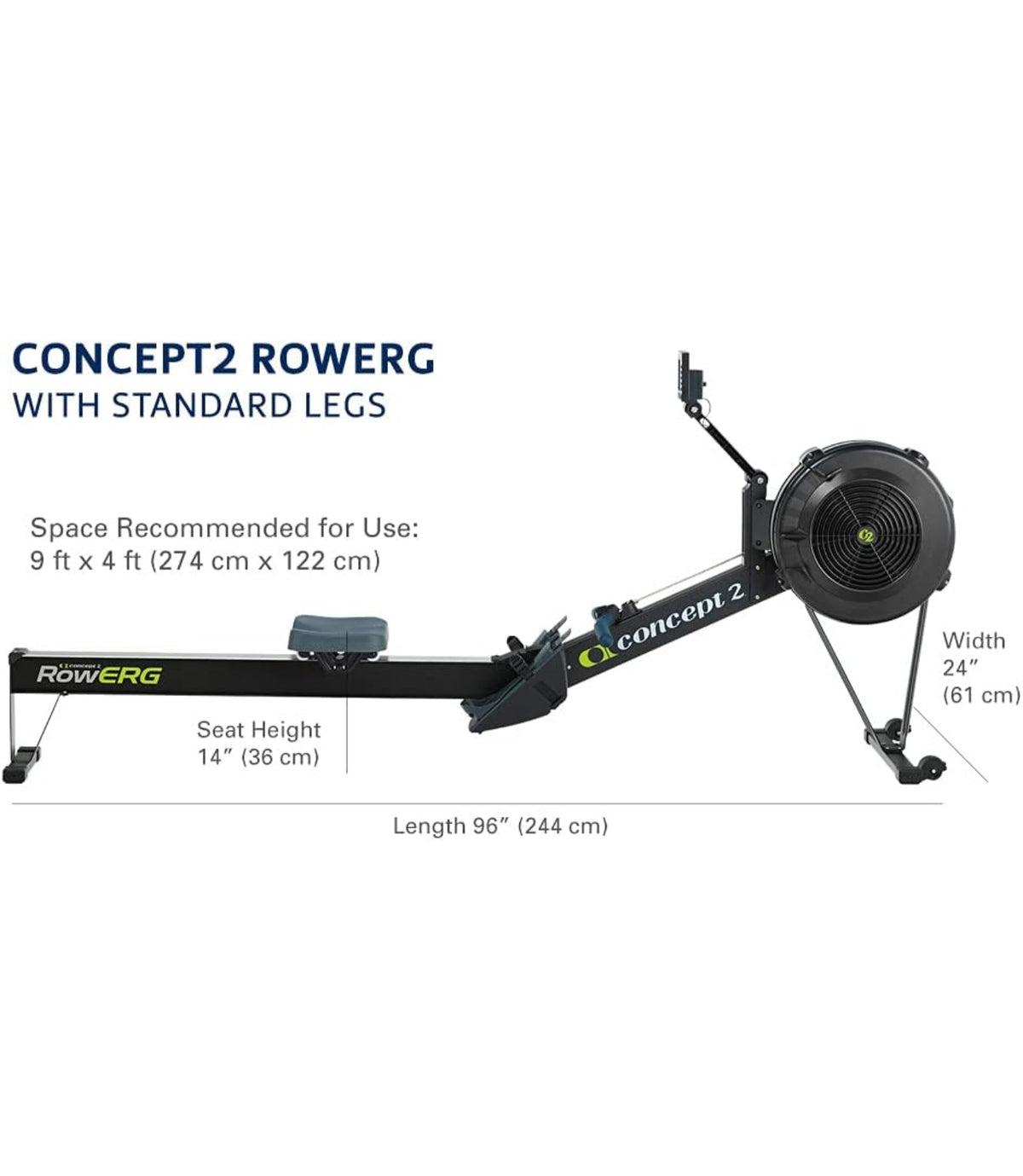 REMO ROWERG WTH STANDARD CONCEPT2 COMPETICIÓN