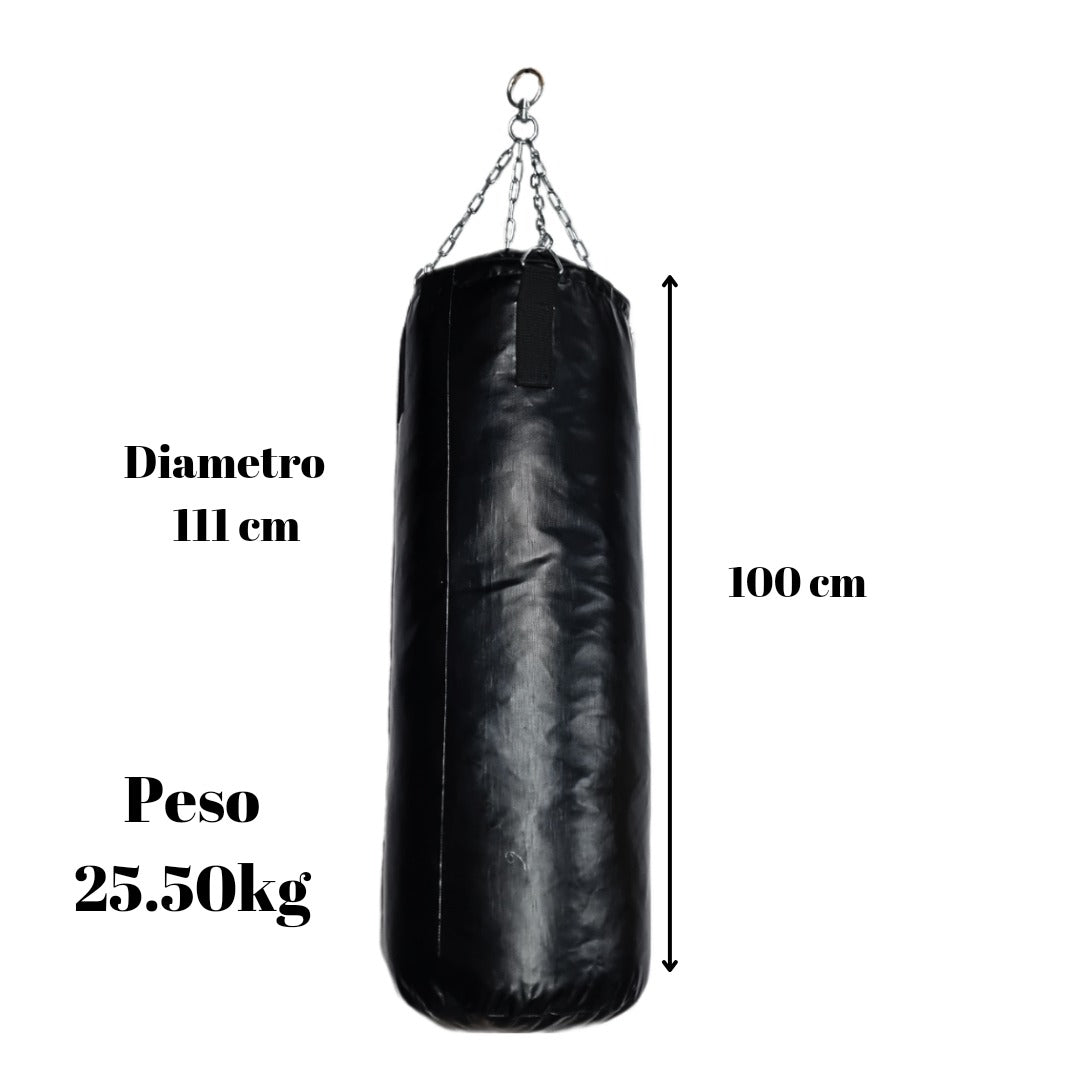SACO BOXEO PVC 100CM 25.50KG