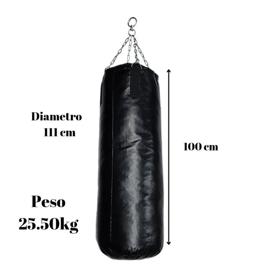 SACO BOXEO PVC 100CM 25.50KG