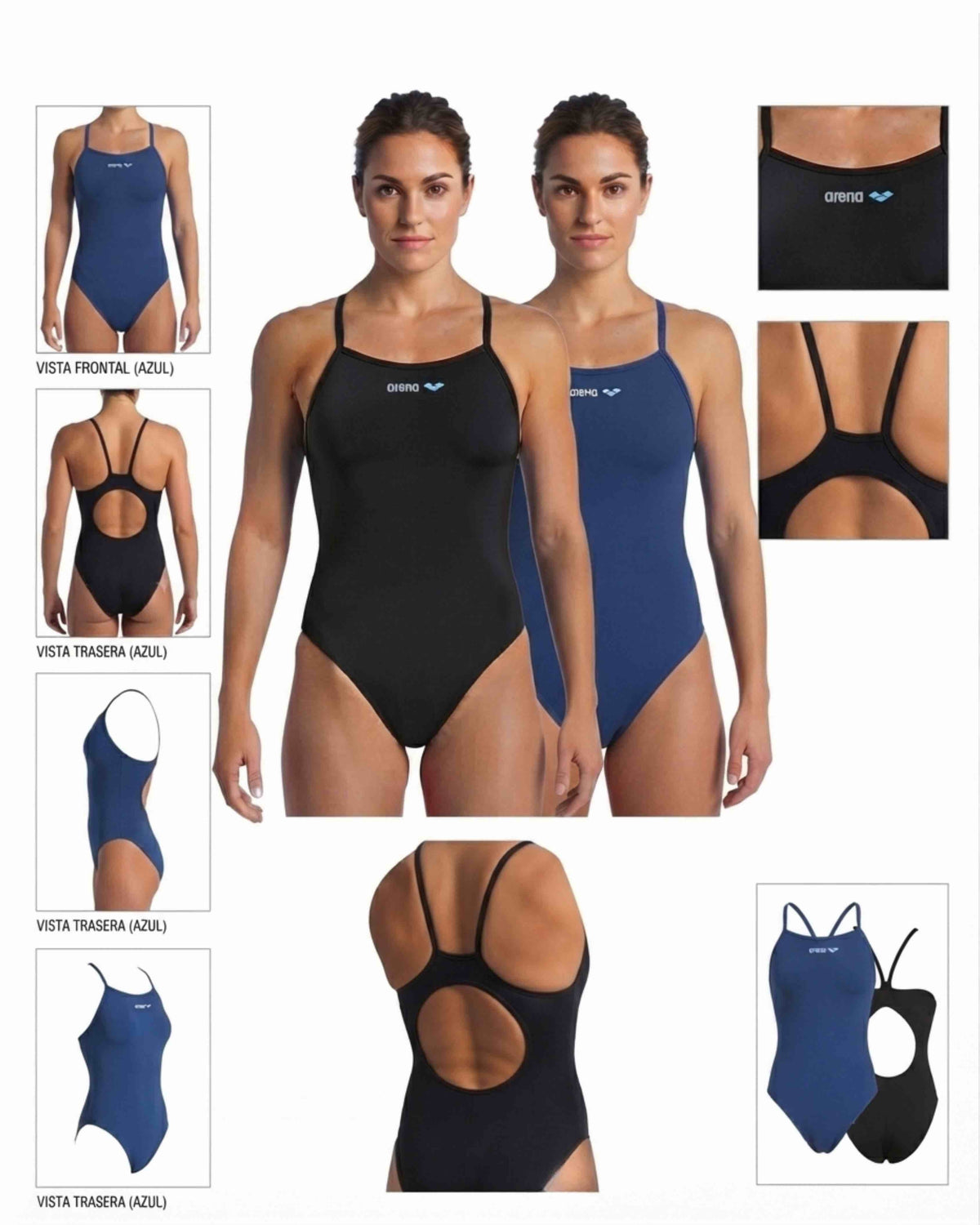 TRAJE DE BAÑO NATACIÓN STARLINE ADULTO - ARENA