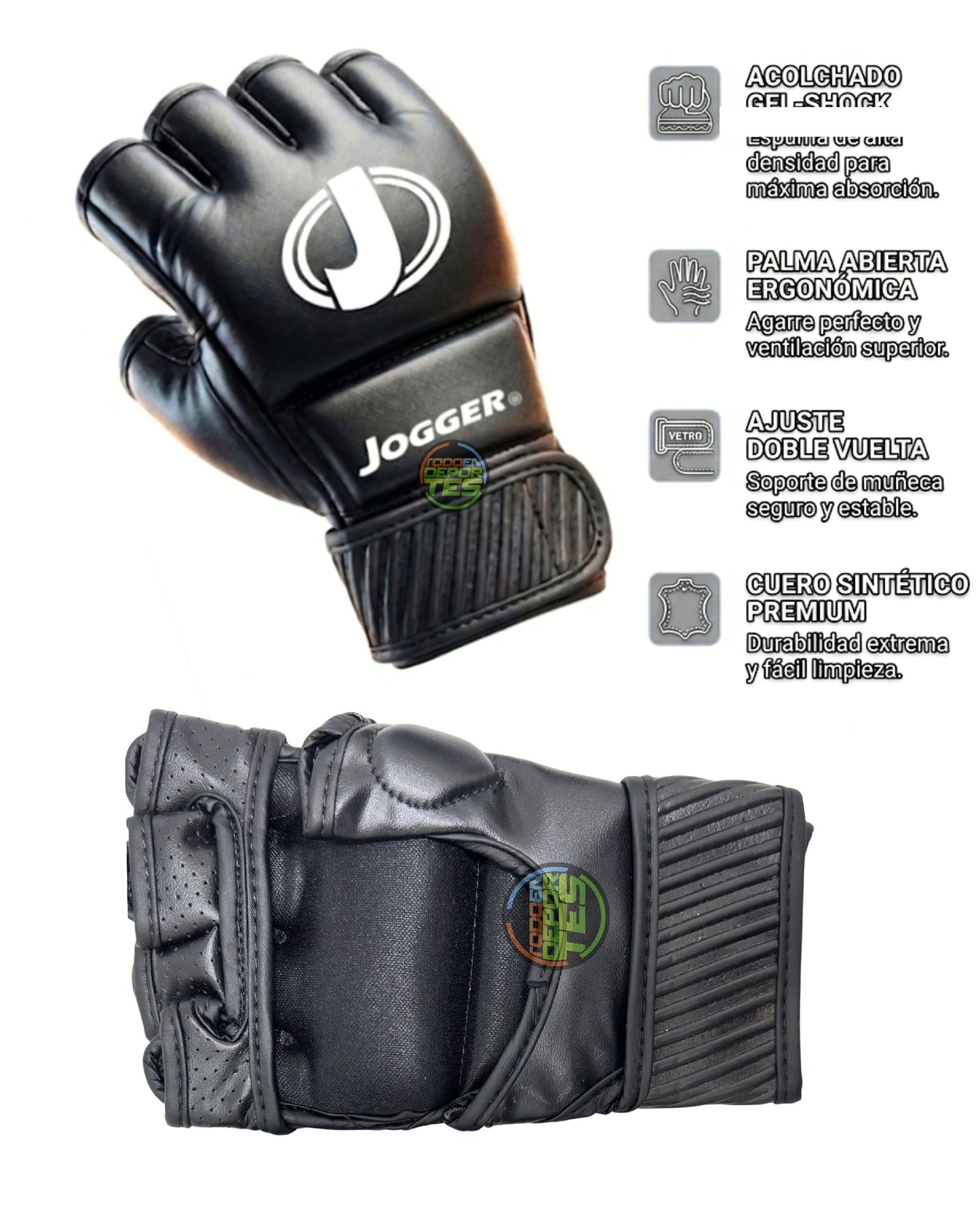 GUANTE DE MMA JOGGER DE ENTRENAMIENTO.