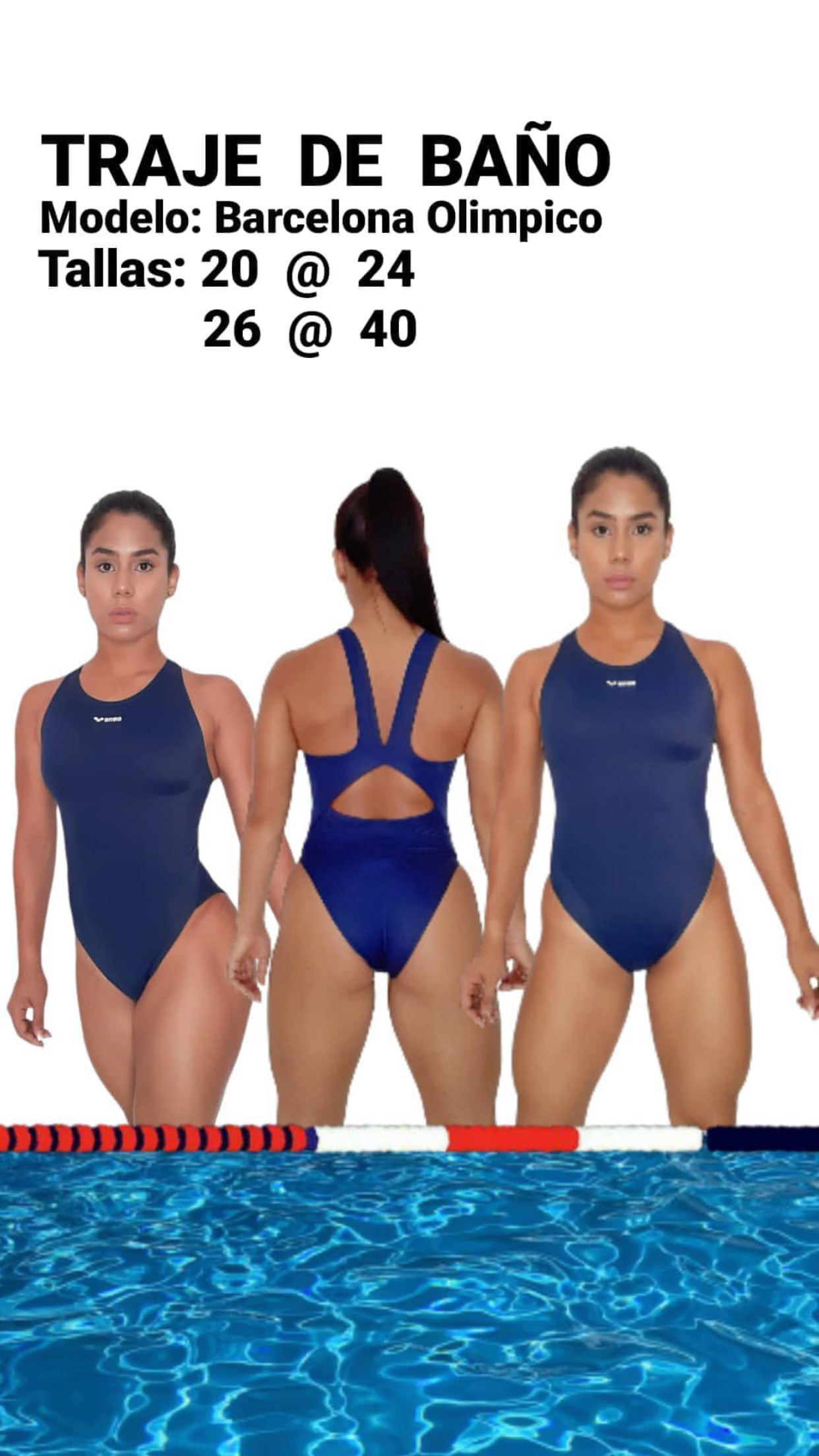 TRAJE DE BAÑO NATACIÓN BARCELONA OLÍMPICO - ARENA