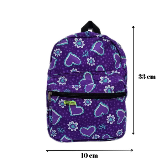 MORRAL + LONCHERA + CARTUCHERA - CORAZÓN