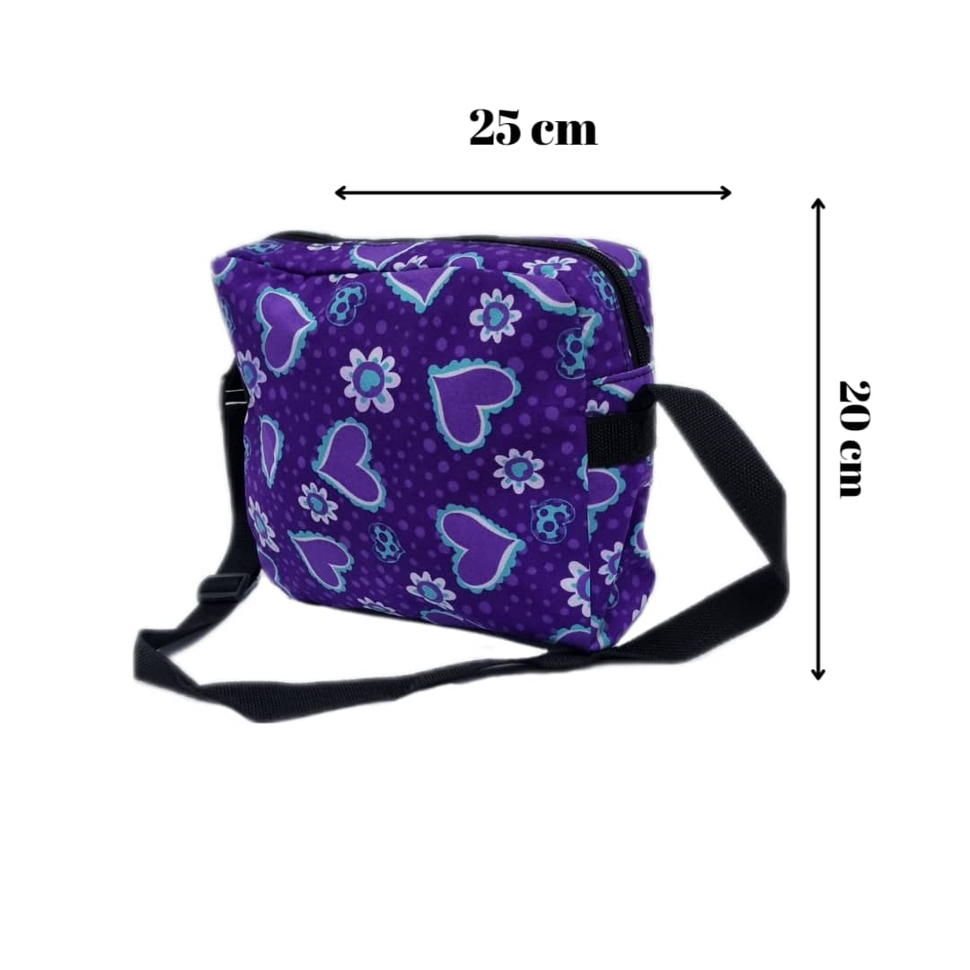 MORRAL + LONCHERA + CARTUCHERA - CORAZÓN