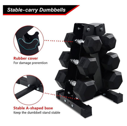 RACK DUMBELL 3 NIVELES