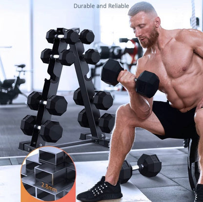 RACK DUMBELL 5 NIVELES
