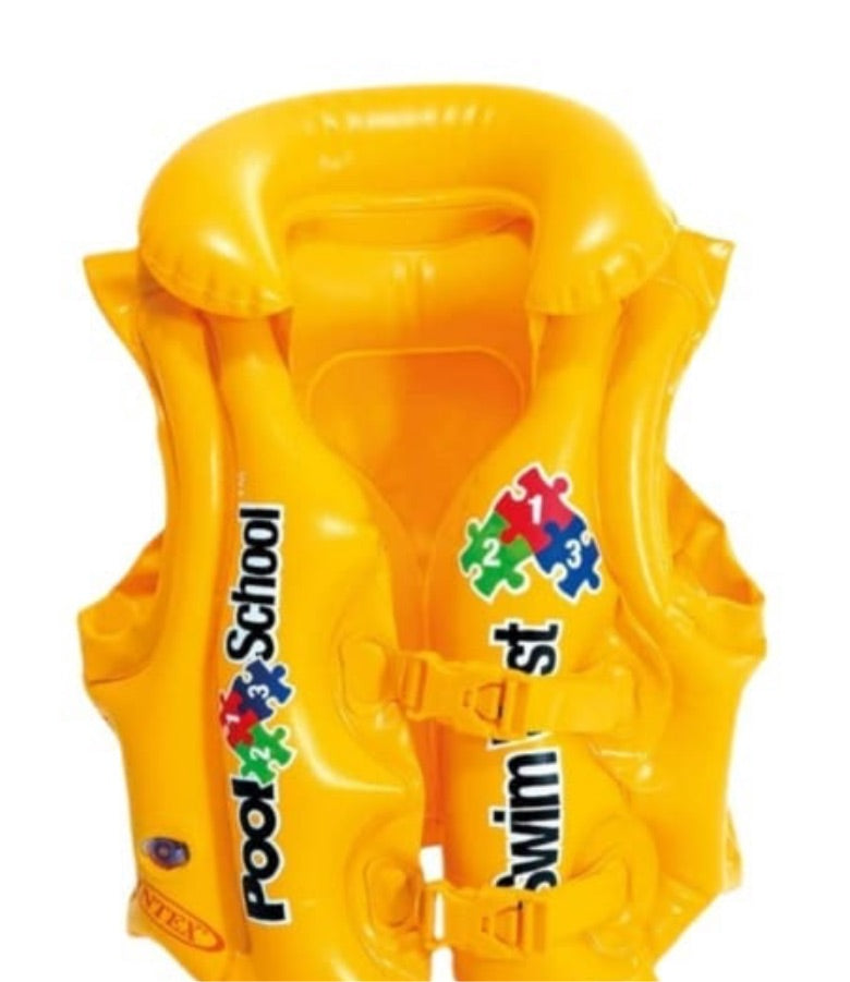 CHALECO SALVAVIDAS INFLABLE “POOL SCHOOL” (de 3 a 6 años)